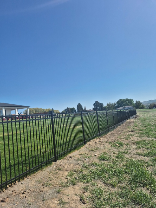 New wood privacy fence